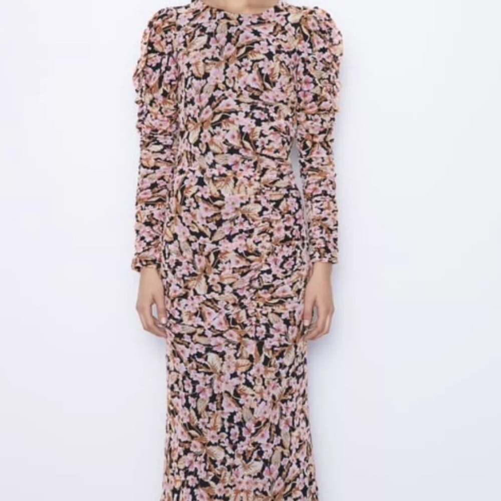Floral Long Sleeve Dress